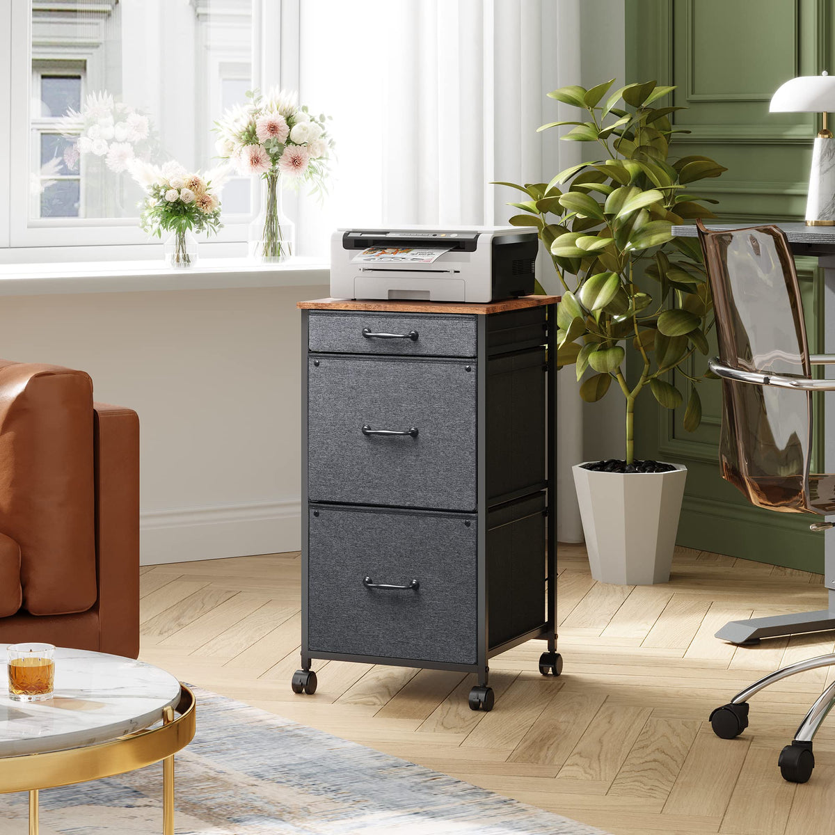 Devaise 3 drawer mobile file cabinet deals
