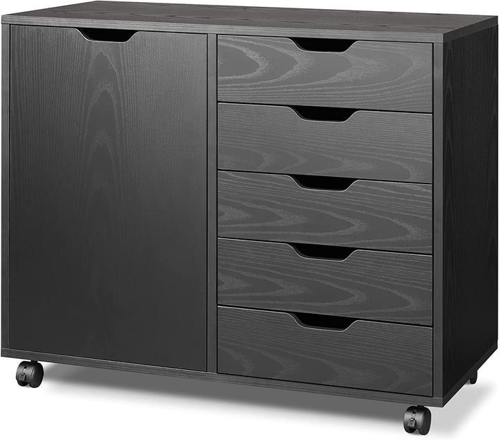Drawer Unit with 5 Drawers/Printer Stand with Door | DEVAISE