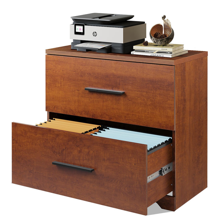 31.69"W 2 Drawer Wood Lateral File Cabinet/Printer Stand | DEVAISE