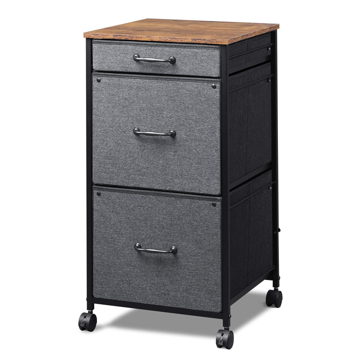 3 Drawer Mobile File Cabinet, Printer Stand | DEVAISE