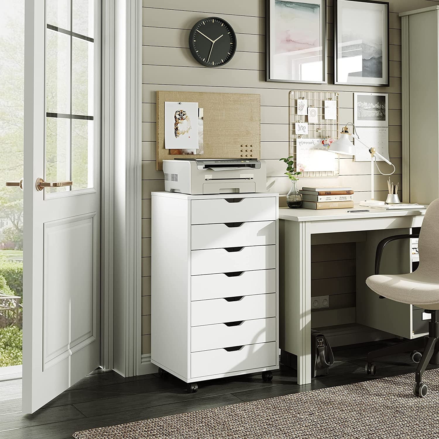 Drawer Unit with 7 Drawers on Casters | DEVAISE – Devaise