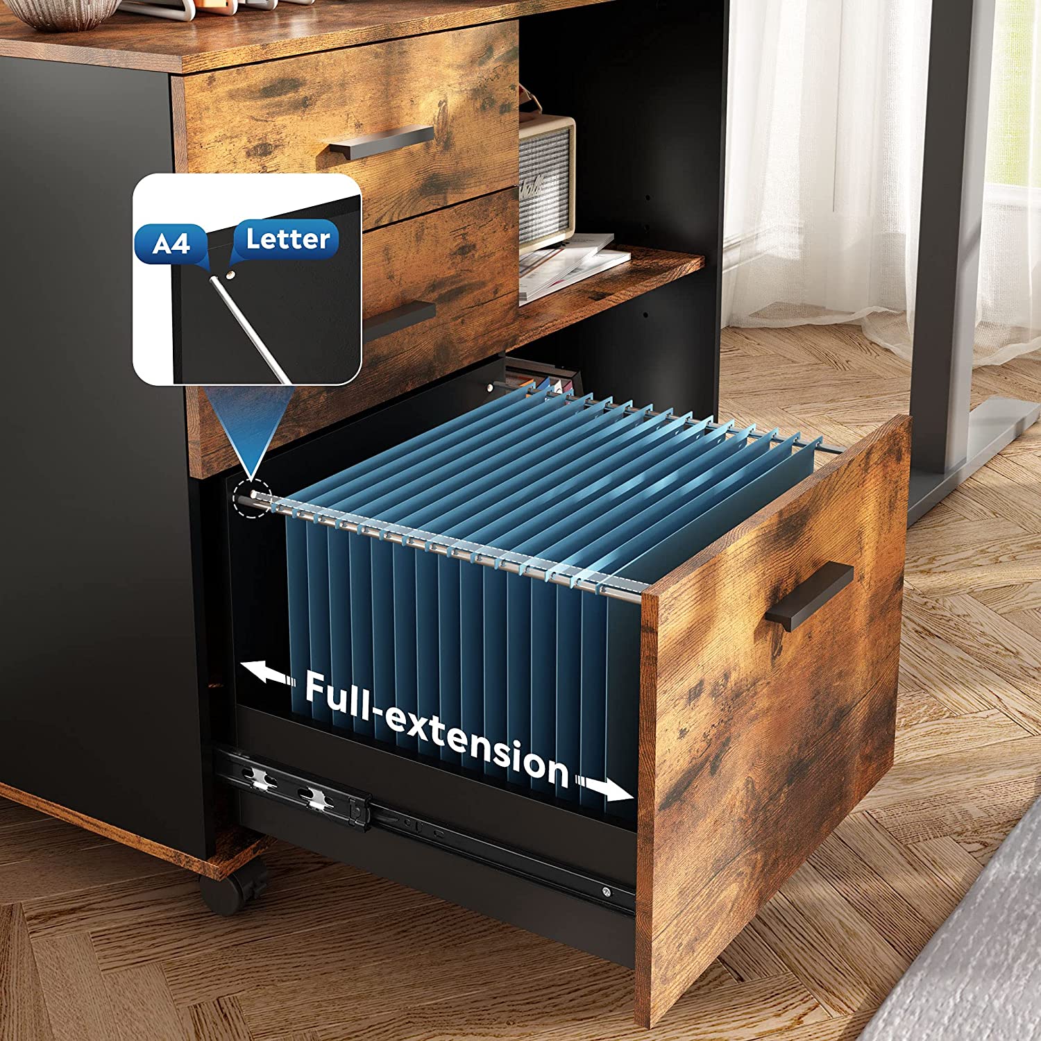 3 Drawer Lateral File Office Furniture DEVAISE Devaise