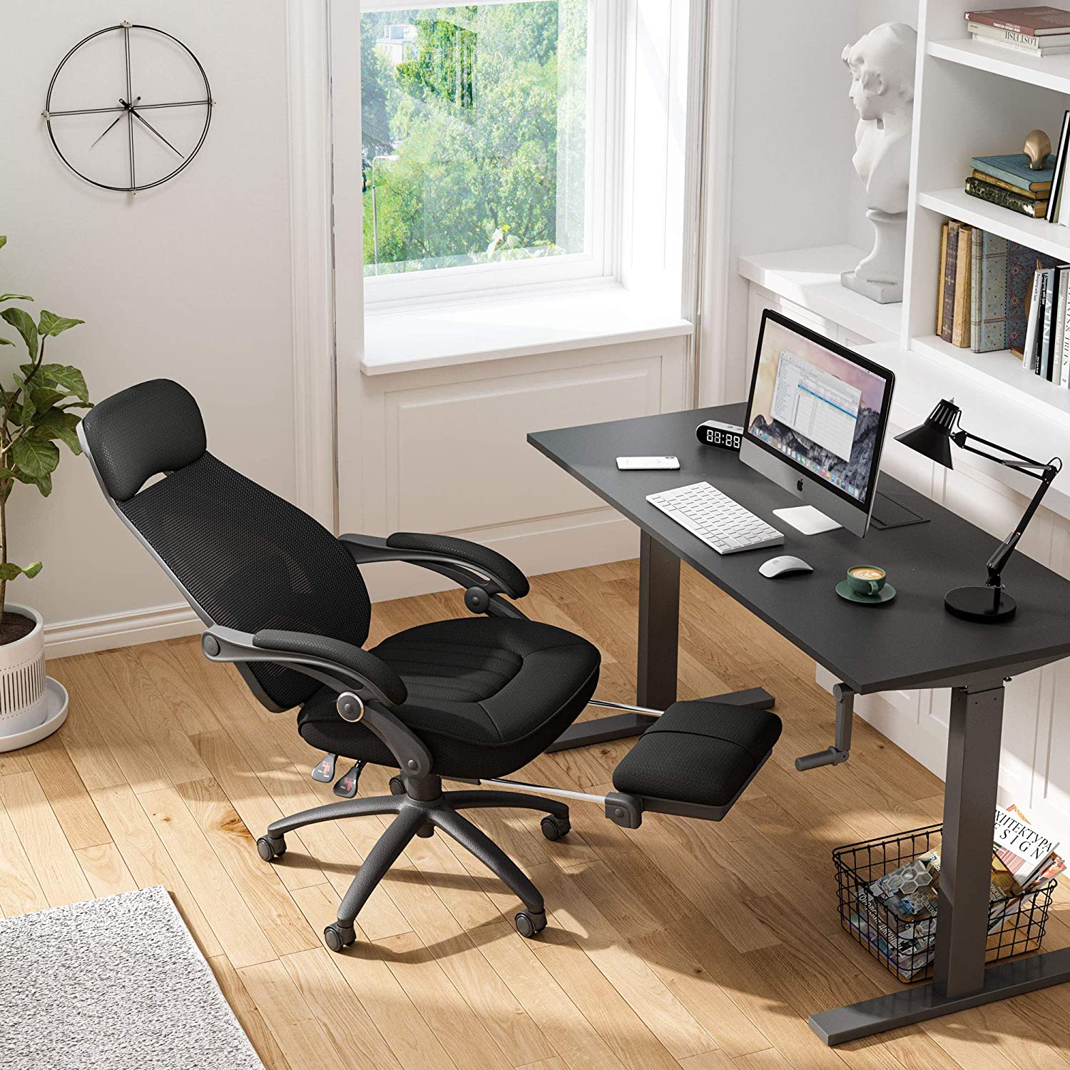 Amazon.com: Comfortable Home Office Foldable Office Chair